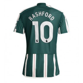 Herren Fußballbekleidung Manchester United Marcus Rashford #10 Auswärtstrikot 2023-24 Kurzarm